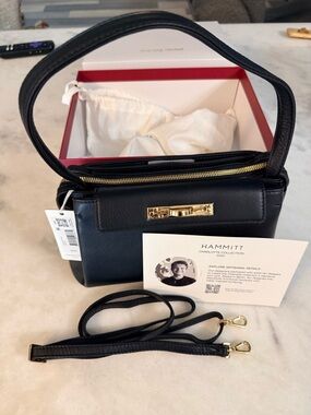 Hammitt Charlotte Med Black/Gold NWT